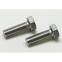 10 tornillos hexagonales DIN 933 - ISO 4017 de acero inoxidable A2 (acero inoxidable V2A- M5 x 20 mm)